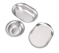 Generic Kit de Désordre de Camping en Acier Inoxydable Ensemble D'assiettes et de Bols Portables Durables pour Les Aventures en Plein Air 1 X Assiette Profonde 1 X Assiette Peu Profonde Petit Bol