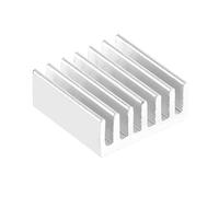 Generic Kit de Dissipateur Thermique en Aluminium 12 Pièces avec Adhésif, Solution de Refroidissement Efficace pour PC et électronique, 14x14x6mm