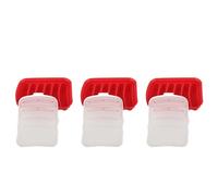 Generic Kit de Fabrication de Saucisses, Fabricant de Cuisinier en Silicone de Saucisse 3pcs pour les Farfers de MOLDER (rouge)