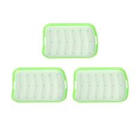 Generic Kit de Fabrication de Saucisses, Fabricant de Cuisinier en Silicone de Saucisse 3pcs pour les Farfers de MOLDER (GREEN)