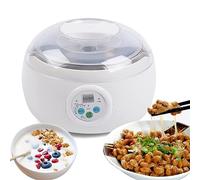 Generic Kit de fermentation Natto intelligent de 1,5 l - Parfait pour le yaourt bio, la pâte aigre et la fabrication de pain - Contrôle constant de la température - Machine à fromage incluse