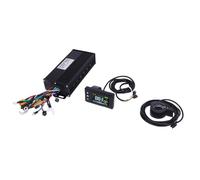 Generic Kit de Fonctionnalités Avancées de Compteur électrique à écran LCD, pour Moteur 36V 52V, pour Vélo Pliant, Affichage étanche à la Pluie en Alliage D'aluminium