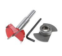 Generic Kit de Gabarit de Charnière de 35 Mm, Outil de Travail du Bois Durable pour des Installations Précises de Portes D'armoires, adapté aux Charpentiers, fabriqué avec du Carbure cémenté YG8