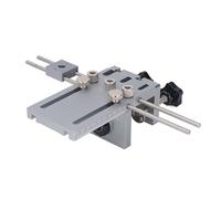 Generic Kit de Gabarit de Cheville Outil de Travail du Bois Efficace pour un Perçage Précis Assemblages de Panneaux 3 en 1 Gabarit de Cheville Portatif à Centrage Automatique pour les Réparations à