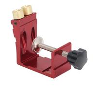 Generic Kit de Gabarit de Trou de Poche Multifonction, Perceuse Réglable en Alliage D'aluminium pour le Travail du Bois et la Décoration