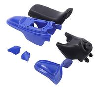 Generic Kit de Garde-boue de Moto, Ensemble Complet D'accessoires Durables Adaptés au Vélo Tout-terrain PW50, Comprend un Réservoir de Carburant, adapté au Siège et aux Garde-boue