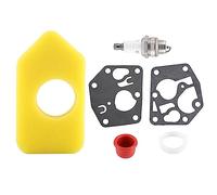 Generic Kit de Joint de Membrane de Carburateur de Rechange avec Bougie D'allumage et Filtre à Air - Ampoule D'amorçage Incluse - Compatible avec les Carburateurs Pulsa Prime - Idéal pour