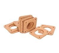 Generic Kit de Joints D'amortissement en Liège pour Moteur Pas à Pas, 20 Pièces, 42x42mm, Résistant à la Chaleur, Réduction de la Résonance du Moteur D'imprimante