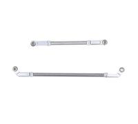 Generic Kit de Liaison de Direction RC, Tête de Mise à Niveau RC STEST 7,5 Mm Haute Résistance (Silver)