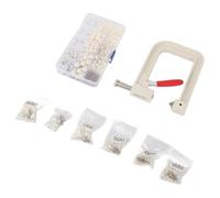 Generic Kit de Machine de Réglage Manuel des Perles, Outil de Pressage Efficace des Perles en Plastique pour L'artisanat, les Vêtements et les Bijoux de Bricolage