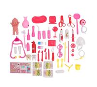 Generic Kit de Médecin pour Enfants, Ensemble de Jeu Médical Interactif pour Créer des Liens et Une Expérience d'apprentissage pour Les Filles et Les Tout-Petits, en Plastique 22x14x16cm (Pink)
