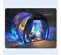 Generic Kit de Meubles de Chambre D'océan Miniatures, Bricolage avec Lumières pour Enfants et Adultes, Modèle 3D Créatif, Maison de Poupée,