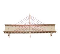 Generic Kit de Modèle de Pont en Bois, Jouet D'expérimentation Scientifique éducative pour Enfants âgés de 6 Ans et Plus, d'anniversaire ou de Vacances, Parfait pour Les Espaces de Création ou Les