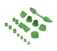 Generic Kit de Modules de Jeu de Boutons Complets ABS pour Série X, Ajoutez de la personnalité à Votre Contrôleur de Console de Jeu (Vert transparent)
