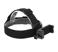 Generic Kit de Montage de Sangle de Tête en ABS Noir pour Téléphone Portable avec Caméra d'action, Modes Vertical et Horizontal Commutables, compatibilité Universelle avec Téléphones/appareils Photo,