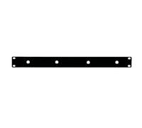 Generic Kit de montage en rack audio 48,3 cm - Panneau avant 1U avec port à 4 trous pour microphone sans fil Shure Sennheiser AKG Audio Technica - Répartiteur de localisation d'antenne sur boîtier de