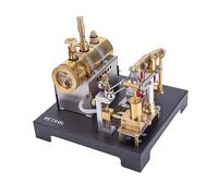 Generic Kit de moteur à vapeur SE-01 entièrement en métal à faisceau stationnaire et kit de chaudière horizontale (84 pièces)