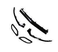 Generic Kit de Moule de Garniture de Calandre Inférieure de Pare-chocs, Design Sportif pour W205 2015 - 2018, Mise à Niveau du Véhicule, Matériau ABS 1 Ensemble (Noir brillant)