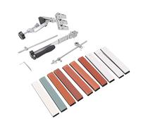 Generic Kit de Pierre à Aiguiser les Couteaux, Aiguisoir de Couteaux en Pierre à Aiguiser Double Face de qualité Supérieure pour la Cuisine Domestique, Ensemble de 10 Pièces