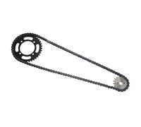 Generic Kit de Pignon de Mise à Niveau de Chaîne 420 37T 17T avec Large Application pour Dirt adapté aux Mini Vélos ATV Go Kart, Convient aux Vélos Tout-terrain 70 90 110 et Convient aux Mini
