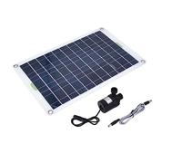 Generic Kit de Pompe à Eau Panneau Solaire 800L/h 12V Pompe de Bassin écologique à Faible Bruit DC pour Petit étang