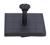 Generic Kit de Pompe à Eau Solaire Flottante avec Moteur sans Balais pour Bains D'oiseaux et Aquariums 7 V 1,4 W