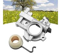 Generic Kit de Pompe à Huile de Remplacement pour Tronçonneuses 066 MS650 MS660, Métal Durable, Facile à Installer, Pompe à Huile Réutilisable avec Engrenage à Vis sans Fin, 1 unité