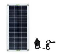 Generic Kit de Pompe Solaire 30W, Pompe à énergie Solaire Portable pour Camping-Car, Camping, Serre, Irrigation Efficace, Débit 800L/H