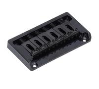 Generic Kit de Pont de Guitare électrique à 6 Cordes, Conception en Laiton de Haute qualité pour une jouabilité et une tonalité Améliorées (BLACK)