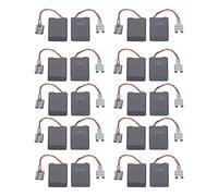 Generic Kit de Remplacement de Balais de Charbon de Moteur avec un Excellent Matériau en Cuivre, 20 Balais de Charbon pour Réparer la Perceuse à Main de Meuleuse D'angle, Cuivre, 16x2x22mm