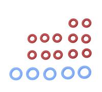 Generic Kit de Remplacement de Joint O Loop pour Machine à café, Grande Rondelle et Petit Joint en Silicone pour Machines à café BES900 920 980 990 Bleu et Rouge, Matériau de qualité Alimentaire,