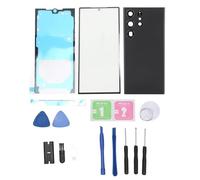 Generic Kit de Remplacement de Verre Arrière S23 Ultra, avec Lentille Extérieure Avant, Installation Facile et Outils pour Les Réparations à Faire Soi-même