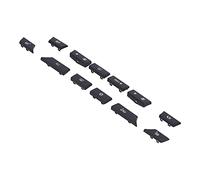 Generic Kit de Réparation de Capuchon de clé, Bouton de Contrôle du Climat de Chauffage de fiabilité pour le Remplacement de 5/6-séries pour l'interrupteur Intérieur de la Voiture