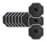 Generic Kit de Réparation de Pneus en Caoutchouc, 10 Patchs Tubeless de 170mm, économiques et Pratiques, Adaptés à Les Véhicules