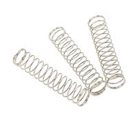 Generic Kit de Réparation de Ressorts de Valve de Trompette, 3 Ressorts de Corne en Métal Durable pour les Joueurs de Trompette, Argent