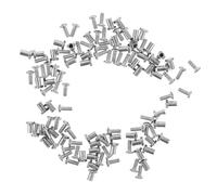 Generic Kit de Réparation pour Montures de Lunettes 60 Paires Assortiment de Vis et Écrous de Précision N°4 Outils de Réparation pour Lunettes et Bijoux Pièces Détachées