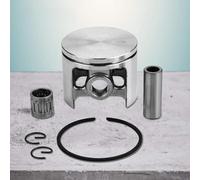 Generic Kit de Segments de Piston de 50 Mm de Remplacement de Haute qualité pour Tronçonneuse Spéciale 266 XP 268, Comprend un Piston, une Goupille et des Circlips