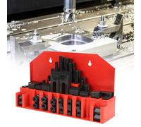Generic Kit de Serrage à Fente en T, Plaque de Presse Combinée Durcie pour Fraiseuse de Tour M10, Ensemble de Serrage Durable pour L'alignement des Pièces, adapté au Kit Promotionnel de Machiniste