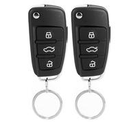 Generic Kit de Télécommande de Système D'alarme de Voiture Universel sans vec 3 Boutons pour Accessoires de sécurité de Voiture Noir