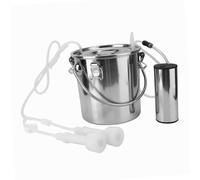 Generic Kit de Traite de Chèvre, Trayeur électrique Portable, Aspiration Douce pour une Utilisation Facile, Structure en Acier Inoxydable de 5L (pour les moutons)