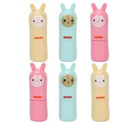Generic Kit de Tubes Vides de Rouge à Lèvres DIY pour Rouge à Lèvres Unique Fait Maison, 6 Bouteilles de Baume à en Forme d'animal de Dessin animé pour Cadeau, Ensemble de Récipients de à Portables