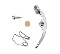 Generic Kit de Valve de Clé à Eau pour Trompette, Réparation D'accessoires D'instruments à Vent Professionnels pour Trompettistes avec Tampon En Liège, Grand