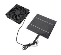 Generic Kit de Ventilateur D'extraction de Panneau Solaire, Refroidissement Efficace pour la Maison et L'extérieur, Fournitures pour Poulailler, 5W 6V, étanche IP65