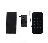 Generic Kit de Verrouillage D'armoire électronique à écran Tactile, Installation Facile, Verrouillage D'entrée par Mot de Passe Numérique pour Garde-robe, Centre de Sauna, ABS en Acier Inoxydable