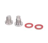 Generic Kit de Vis de Bouchon de Vidange d'unité Inférieure Précise en Acier Inoxydable pour Moteur Hors-bord 90340-08002, Installation Facile pour les Passionnés de Marine
