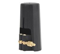 Generic Kit D'embout de Saxophone Alto en Cuir PU de qualité avec Capuchon en Plastique, pour les Musiciens 12x4x4cm