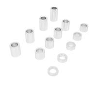 Generic Kit D'entretoise D'essieu de Roue Haute compatibilité CNC de qualité Supérieure, Ensemble de 13 Pièces pour Bobbers Choppers Softail 883 1200 Modèle en Alliage D'aluminium 3/4 Pouces I.D.