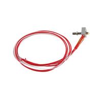 Generic Kit D'extrudeuse Assemblée, Buse de 0,4 Mm, Bloc Chauffant en Aluminium pour Imprimante 3D, Tube de Gorge en Acier Inoxydable, Thermistance Pré-câblée 12 V 40 W, Tube Chauffant
