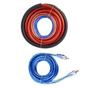Generic Kit D'installation D'amplificateur de Caisson de Basses Audio de Voiture, Fil de Câble Supérieur de 2800W pour un Transfert de Son Maximal pour les Amateurs de Voiture
