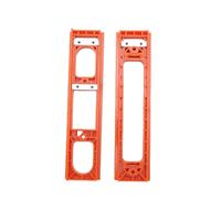 Generic Kit d'installation de Gabarit de Charnière de Porte, Gabarit de Fente de Charnière Dissimulée, Modèle de Guide de Routeur de de Porte Cachée à Positionnement Précis, pour 2-1/2 à 6 Pouces